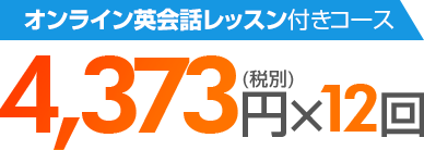 4,373円(税別)×12回